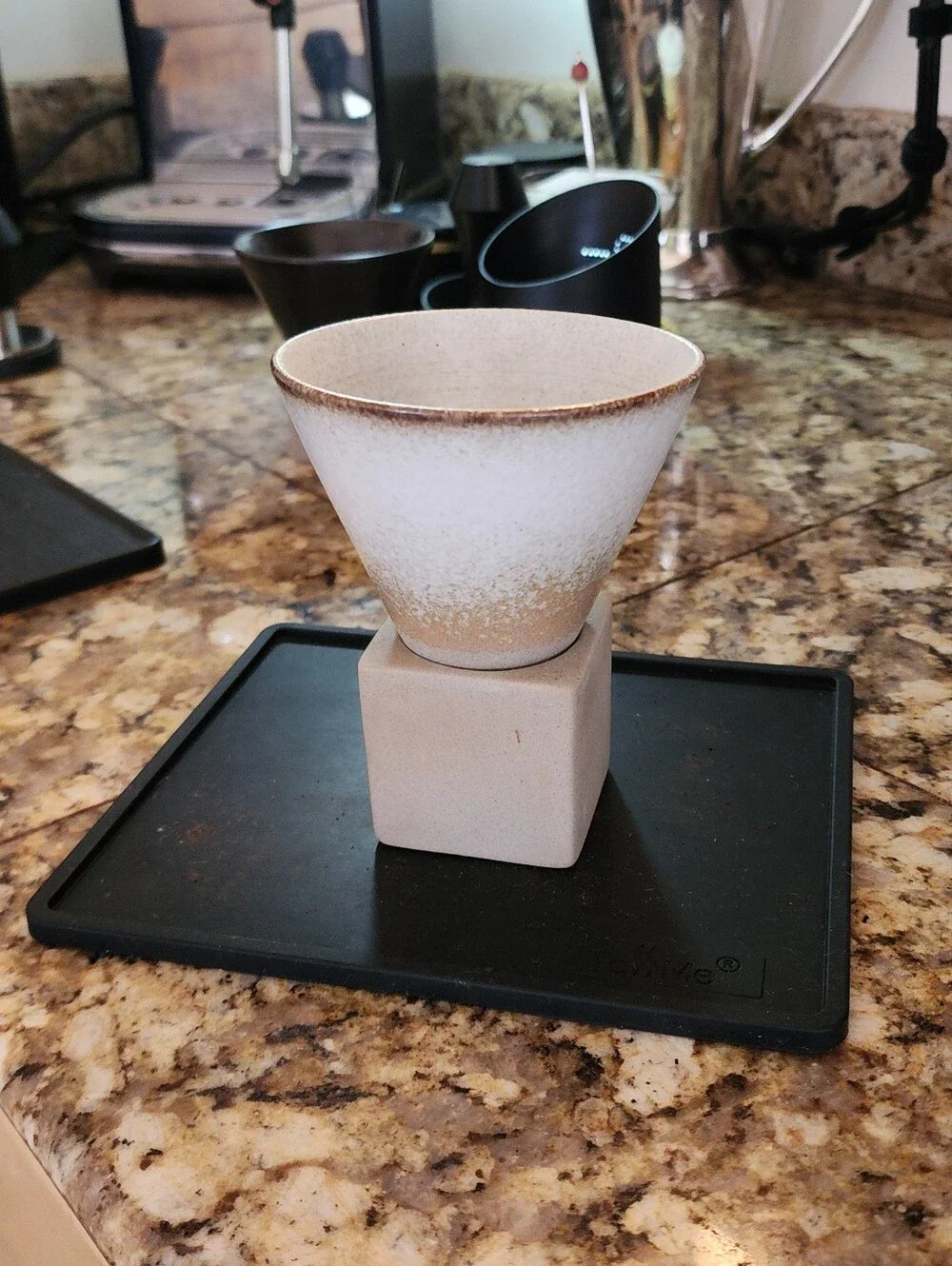 Ceramic Japanese Cone Cup/on Base Lattes/tea/coffee 200ml